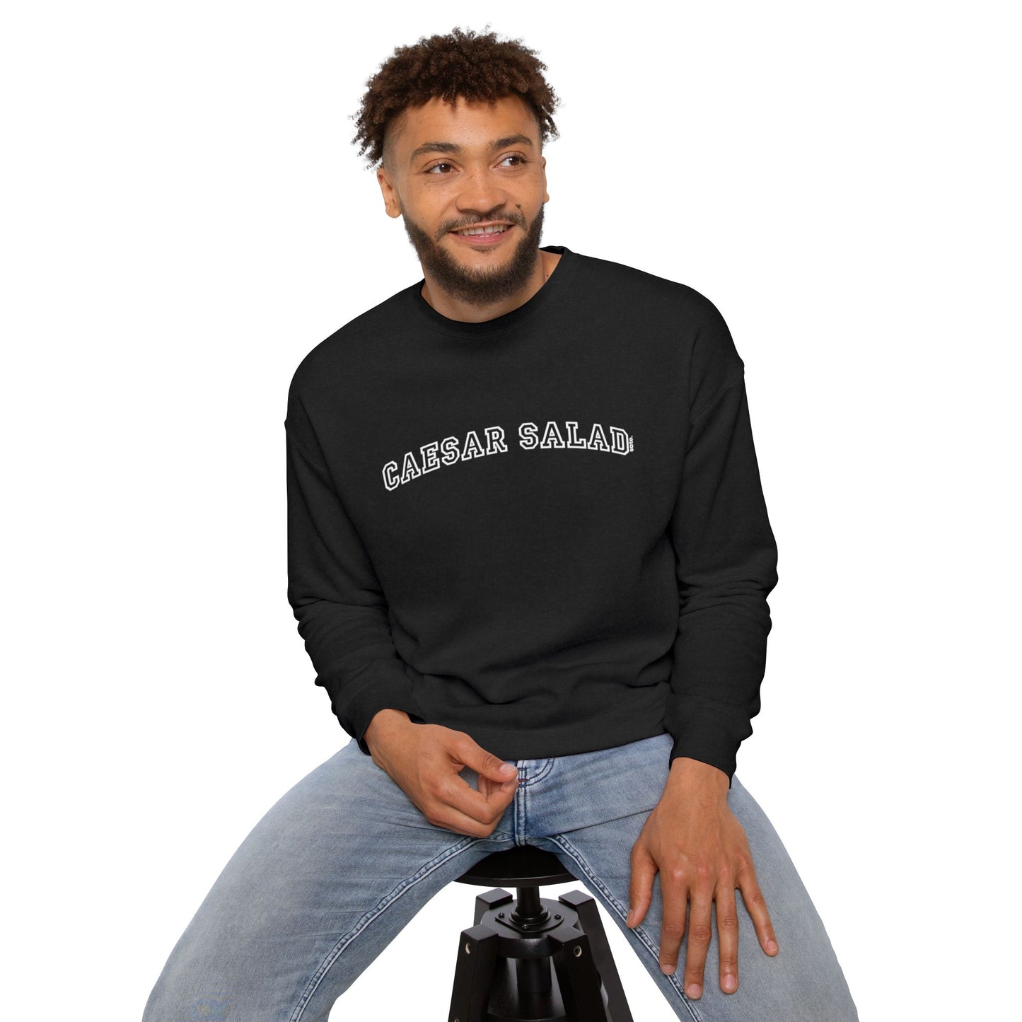 Caesar Salad Pullover (Black, Unisex)