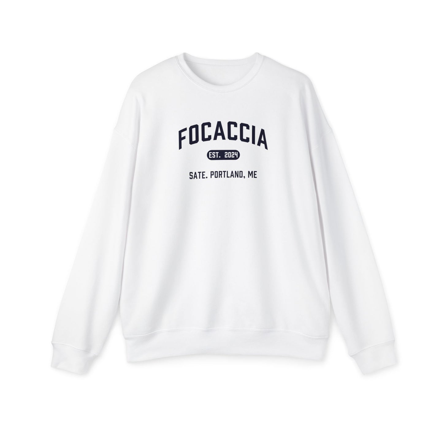 Focaccia Pullover (White, Unisex)