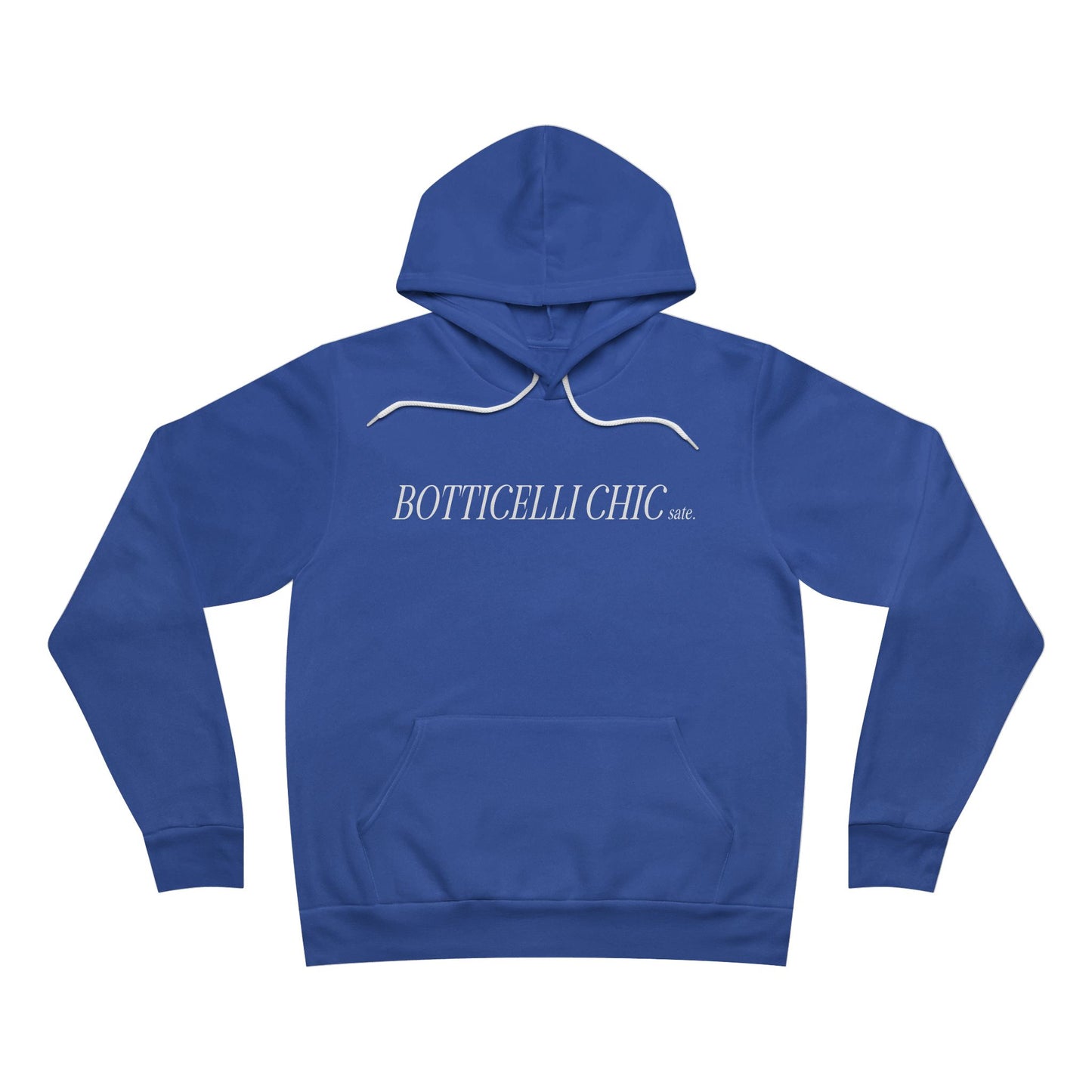 Botticelli Chic Hoodie (Blue/Black, Unisex)