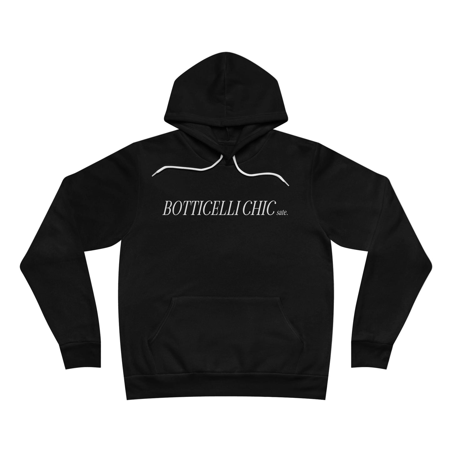 Botticelli Chic Hoodie (Blue/Black, Unisex)