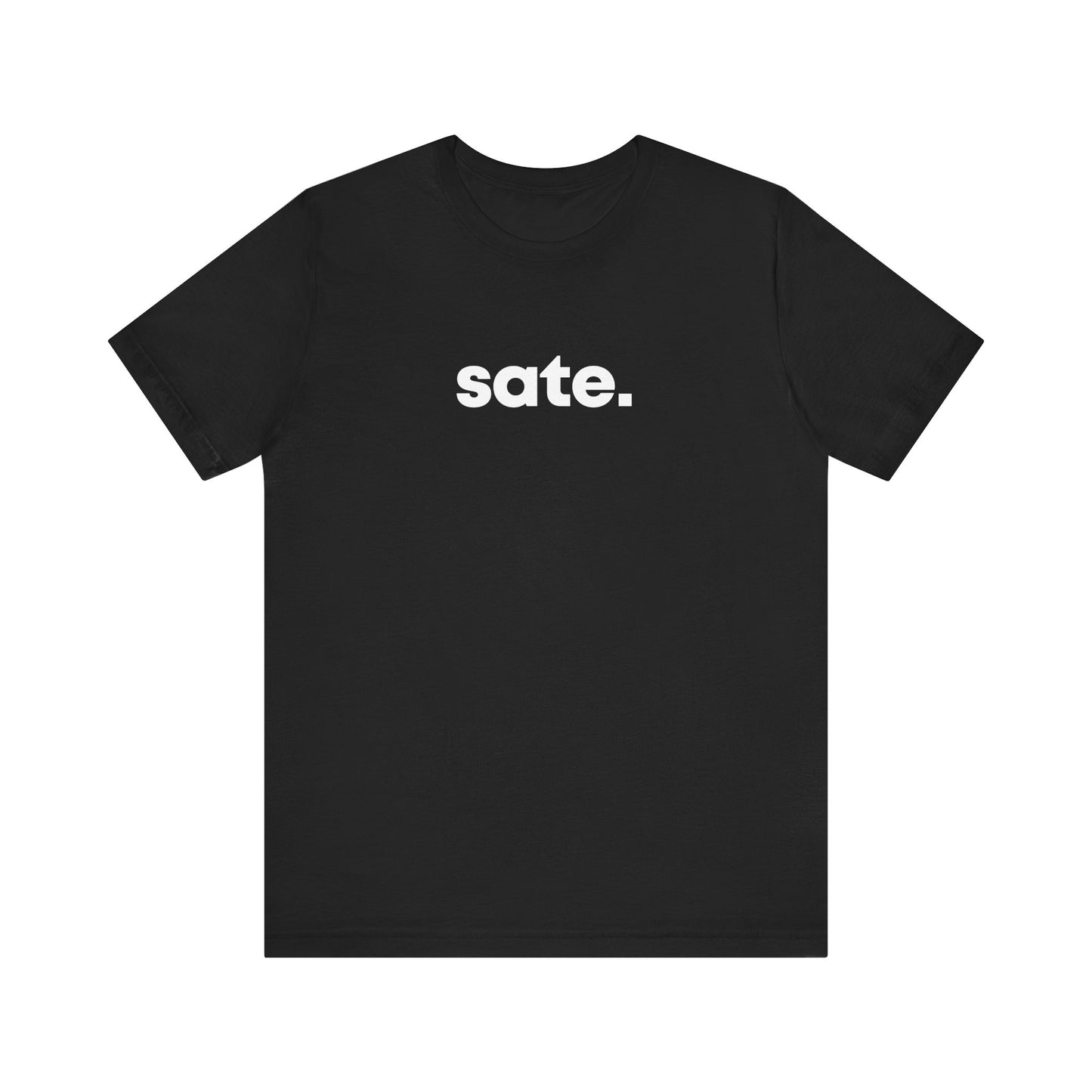 sate. Shirt (Black, Unisex)