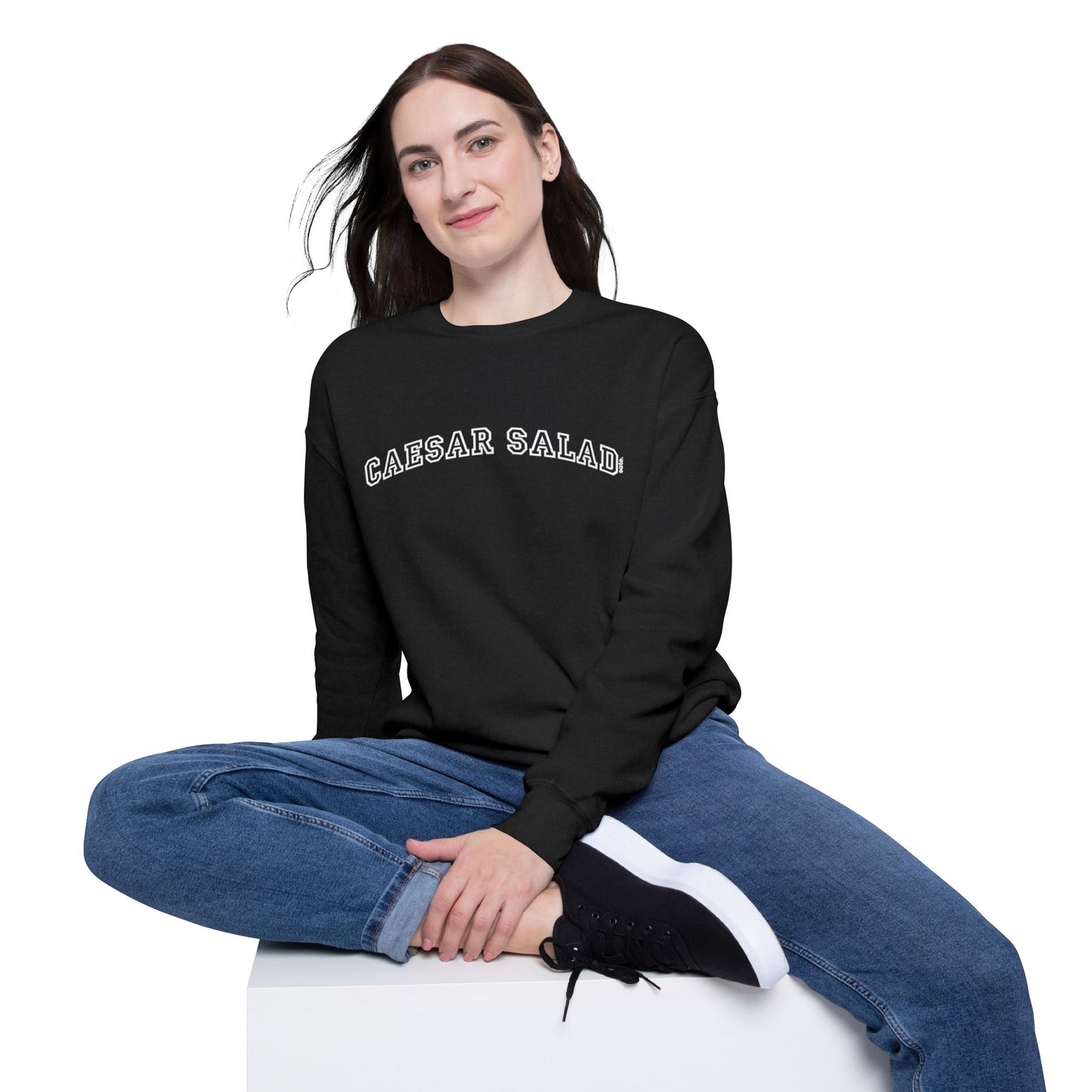 Caesar Salad Pullover (Black, Unisex)