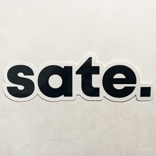 Sate Sticker