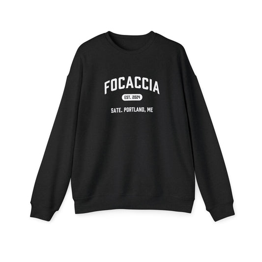 Focaccia Pullover (Black, Unisex)