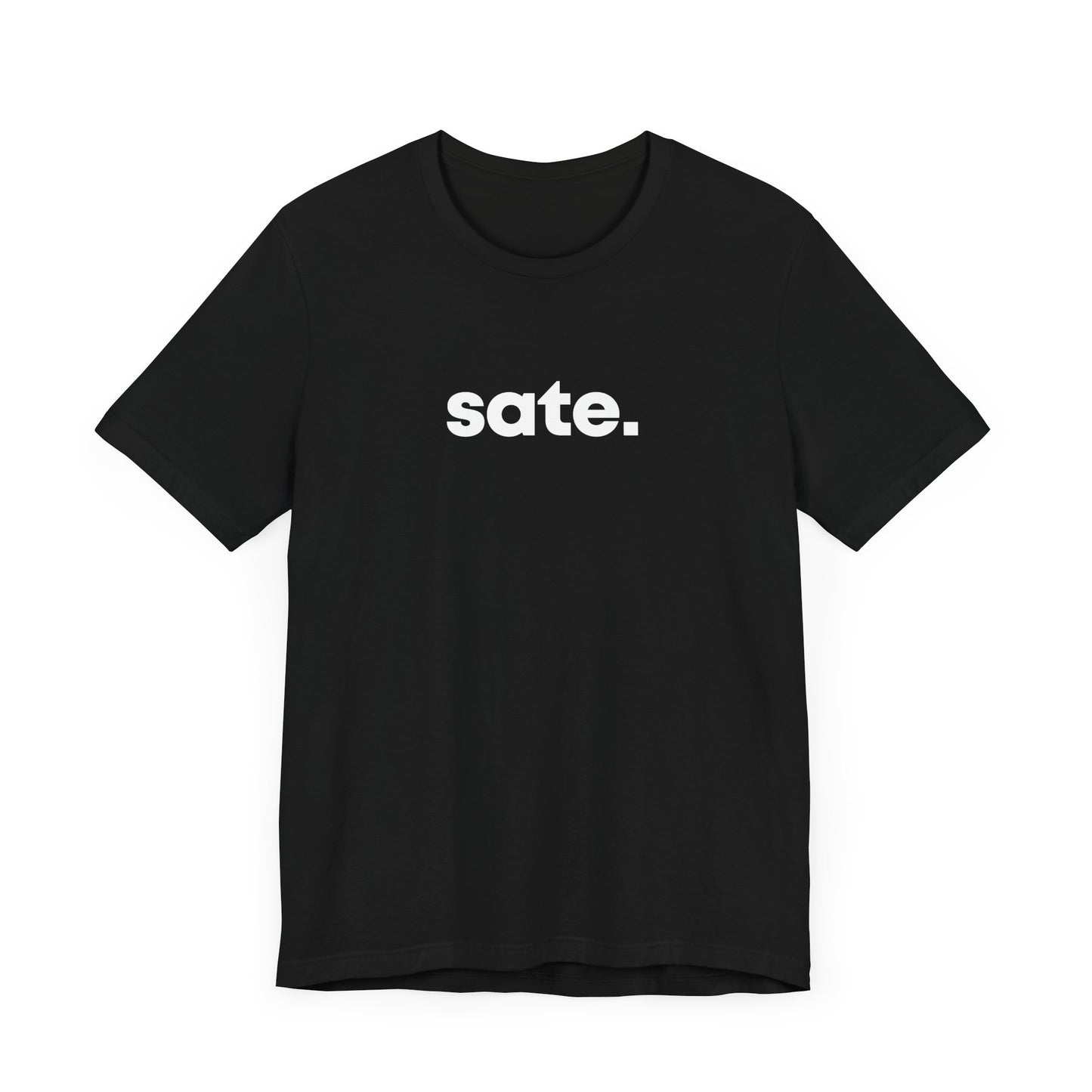 sate. Shirt (Black, Unisex)